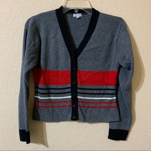 Vintage 90s y2k Emo Rockabilly Ska Sweater Cardi